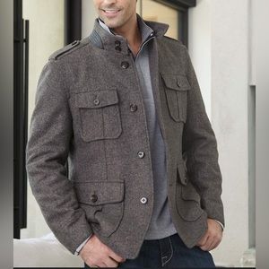 HUGO BOSS Men’s Wool Coat Jacket Size 38R